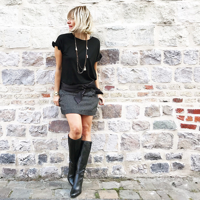 look avec les bottes neglo