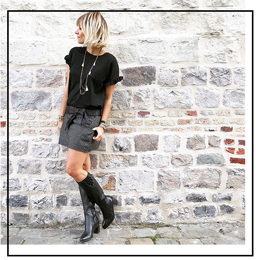 le look d'isabelle avec les bottes neglo