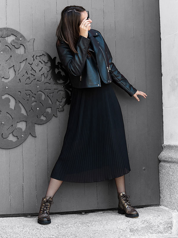 Un look total black avec les RANGI